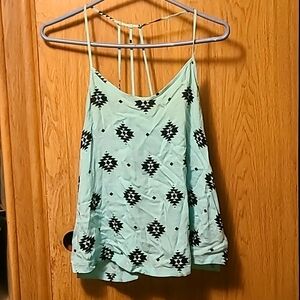 No Boundries, size s, blue tank top